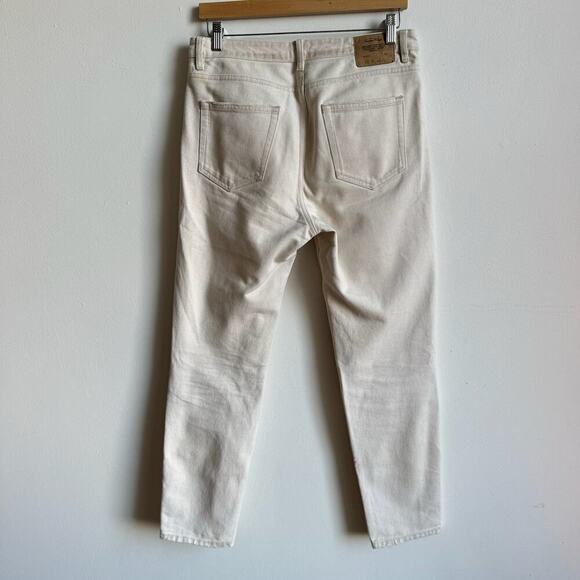 AMERICAN VINTAGE Unisex Le Carrot SNOP 53 Cream Jeans - Picture 2 of 9